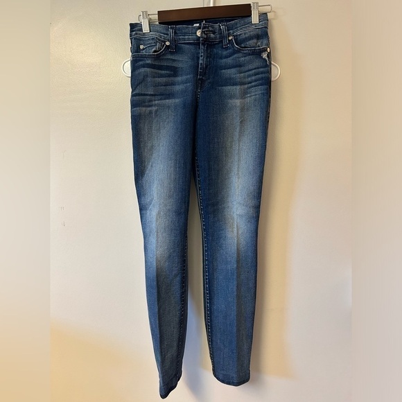 7 For All Mankind Denim - Seven for all Mankind mid rise skinny jeans